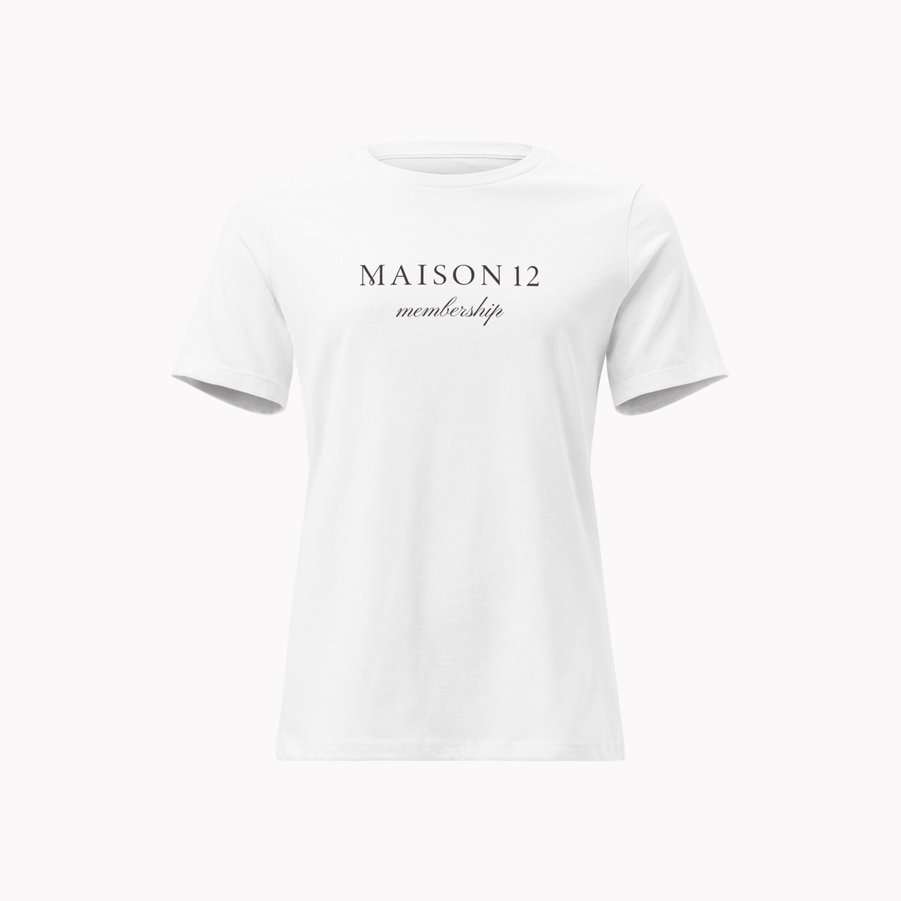 The Members Tee in white