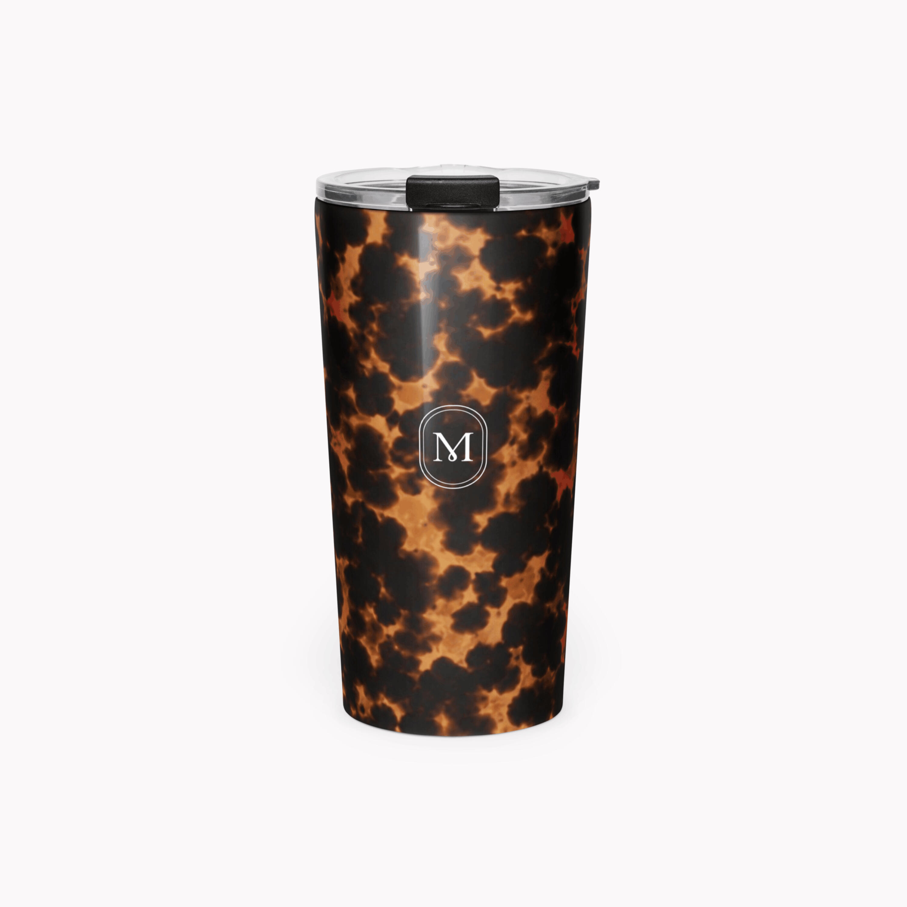 The Travel Tumbler with cheetah print